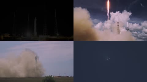 4K火箭卫星发射探索宇宙