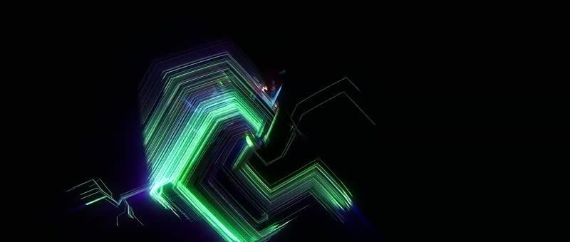 震撼粒子特效绚丽舞台粒子酒吧大气开场led大屏幕视频素材