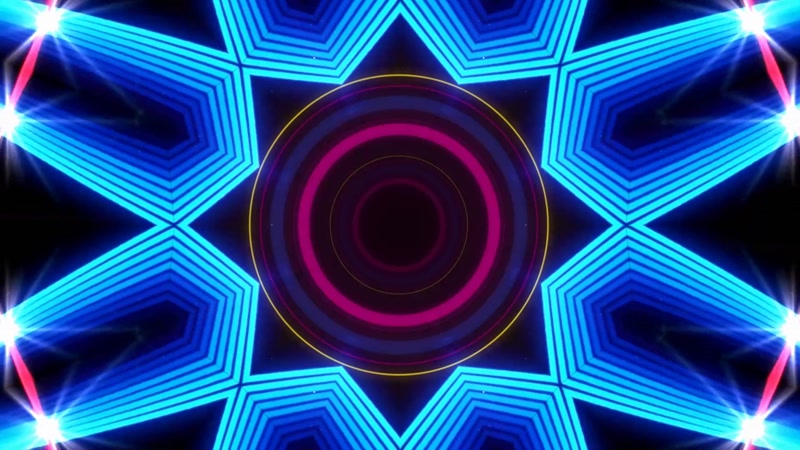 紫色光芒万花筒高清舞台背景