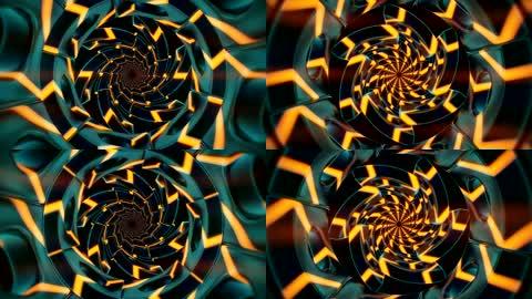 绚丽光影隧道循环背景