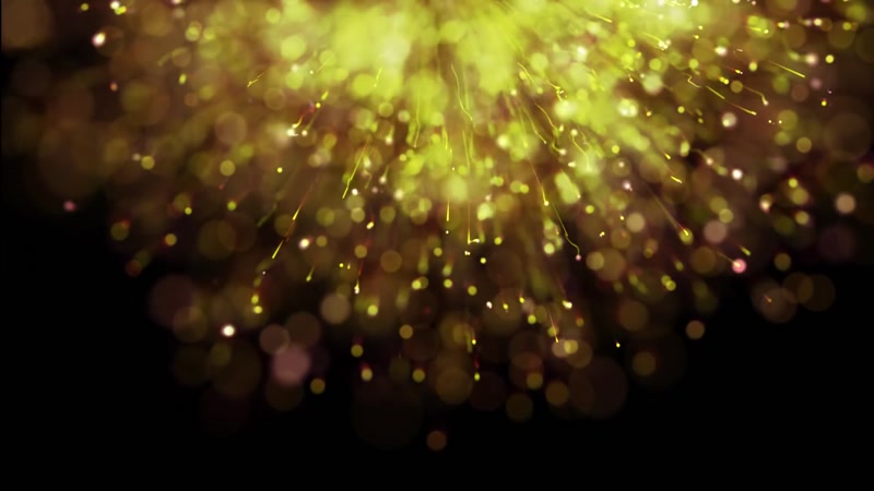 大气金色粒子光效颁奖舞台