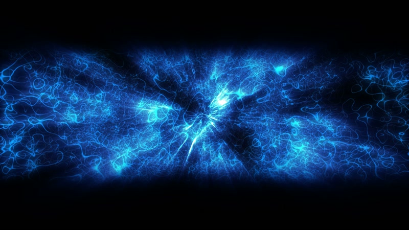 炫酷空间光效错乱线性旋转夜场屏幕视觉冲击LED背景实拍素材