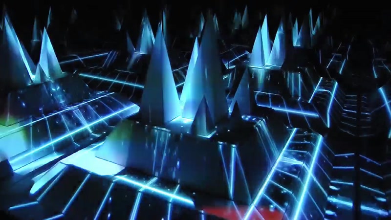 山体灯光效果背景