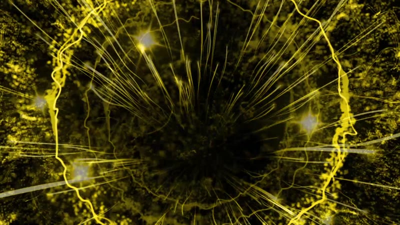 震撼大气金色粒子光线开场