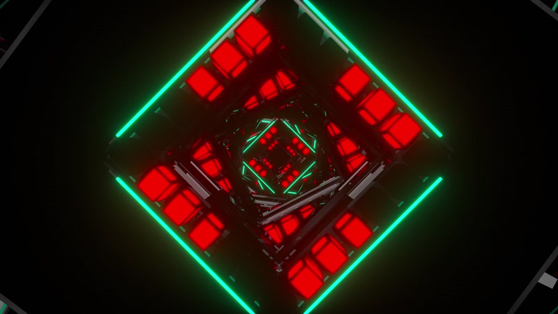 夜店酒吧迪厅光影隧道穿梭