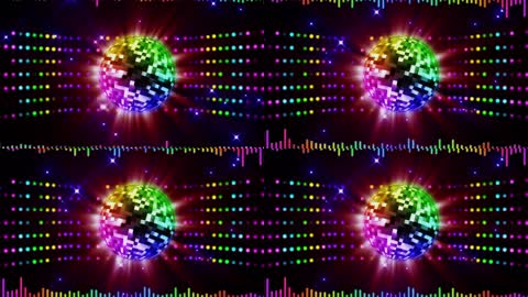 七彩炫酷动感节奏LED