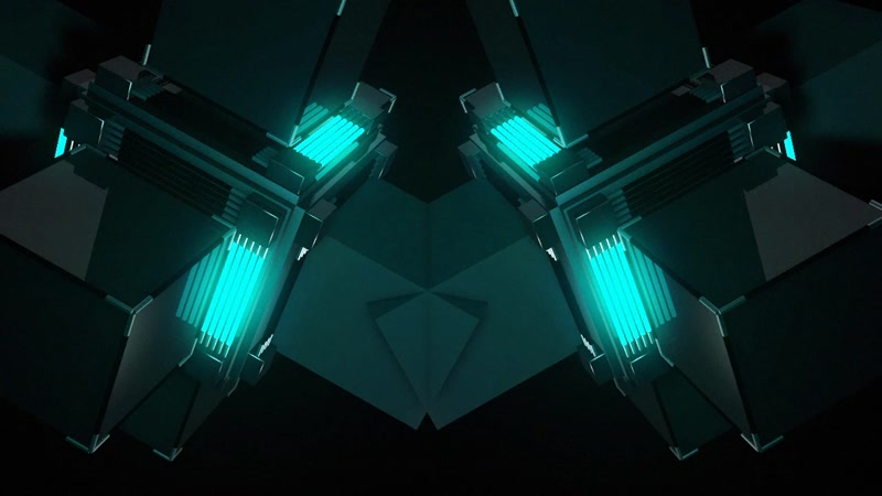 劲爆动感机械风格vj背景