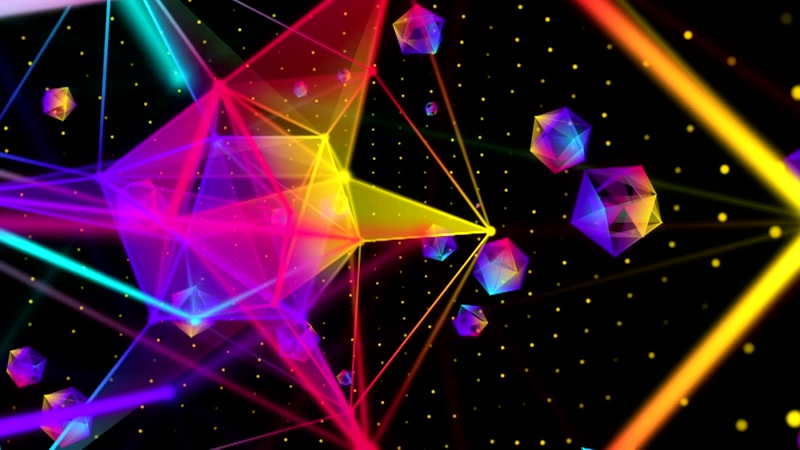 幻影酒吧空间几何体vj背景