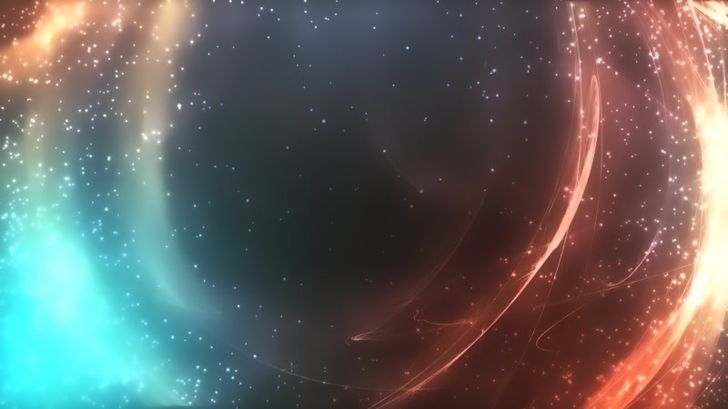 星空浪漫粒子背景视频