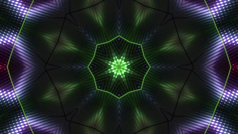 复古夜店VJ抽象灯光万花筒