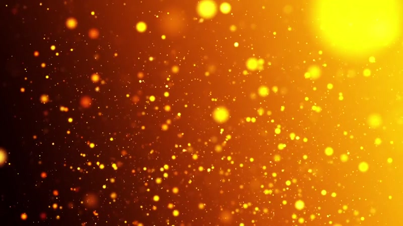 金色朦胧粒子颁奖效果