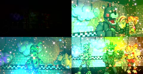 4K恐怖卡通木偶说唱酒吧夜店vj视频