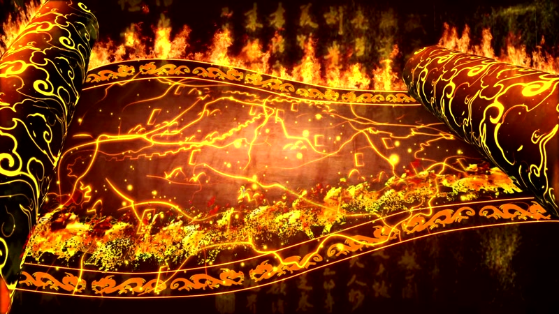 金色卷轴地图路线进攻战争视频