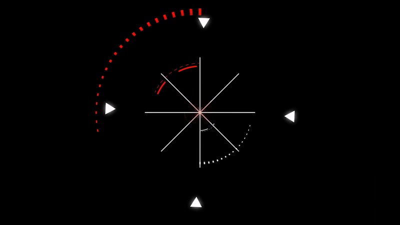 VJ素材动感线条节奏变化
