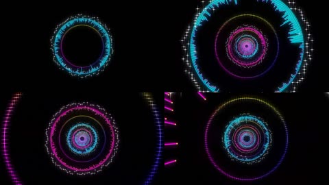 节奏音频圆环穿梭