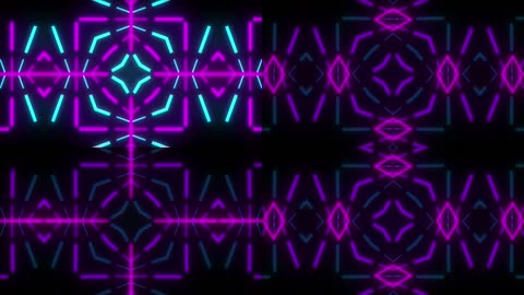 光影节奏线条vj背景