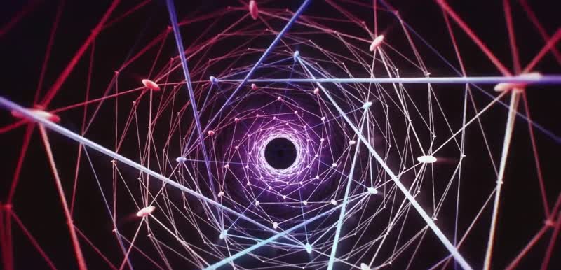 4K极品线时尚线条舞台视觉传达