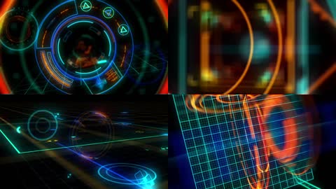 高科技vj背景视频