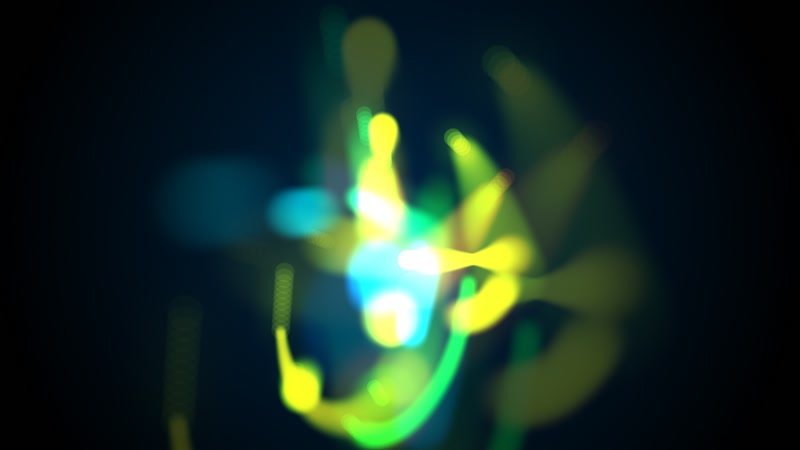 炫酷多彩模糊光效线性运动旋转梦幻科技星光射线LED背景视频素材