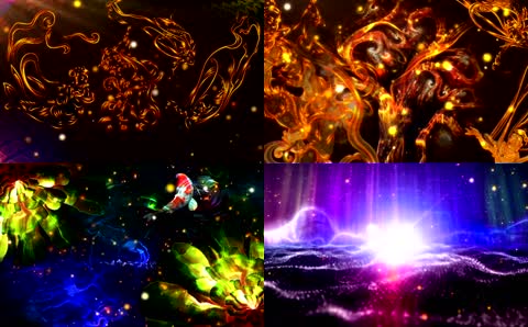 飞天舞晚会表演背景