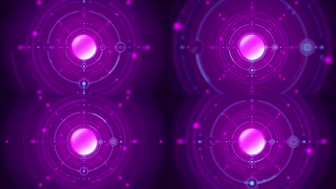 紫色圆形隧道vj穿梭