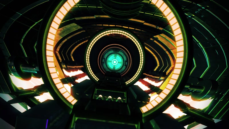 隧道闪烁扩散夜店vj