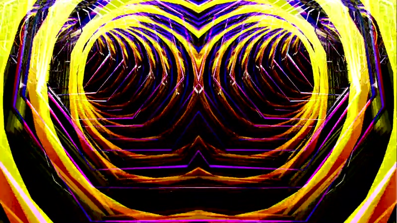 隧道变幻闪烁背景