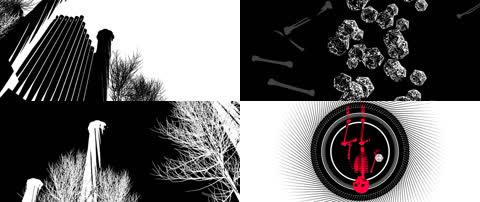 黑白圆球骨骼动感DJVJ