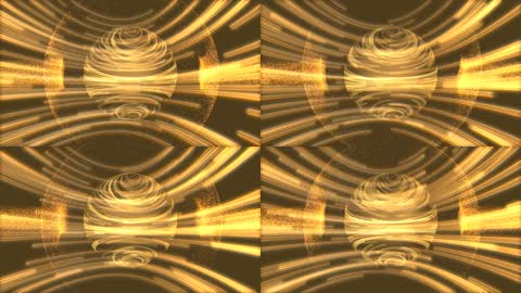 华丽高端金色粒子漂浮