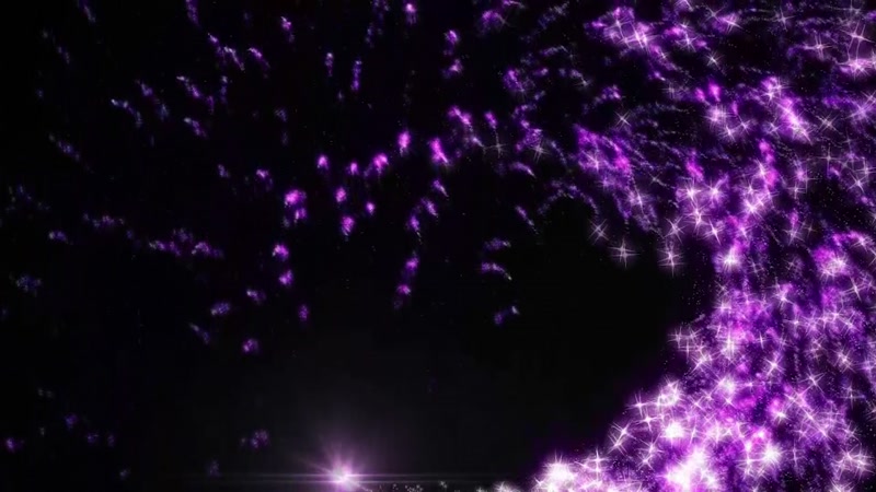 紫色浪漫粒子扫光星光背景