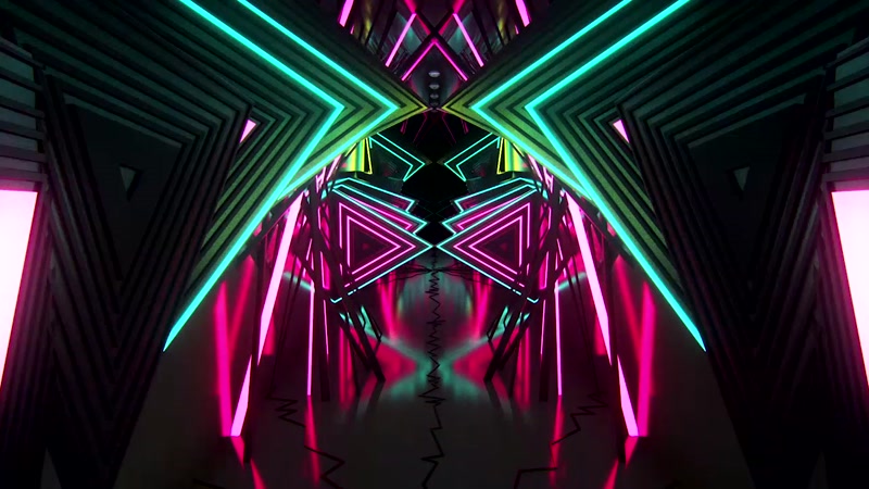 节奏绚丽舞台表演