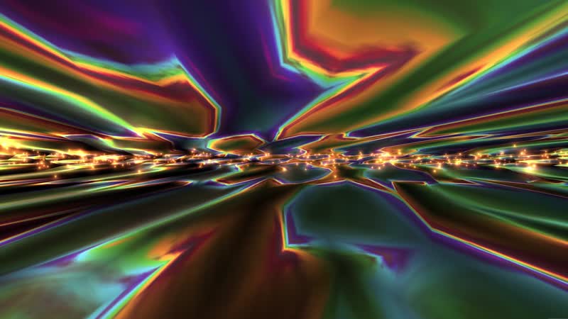 五彩梦幻炫酷大气粒子动态晚会演艺背景视频