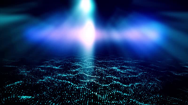 3K极品光线粒子海洋背景视频