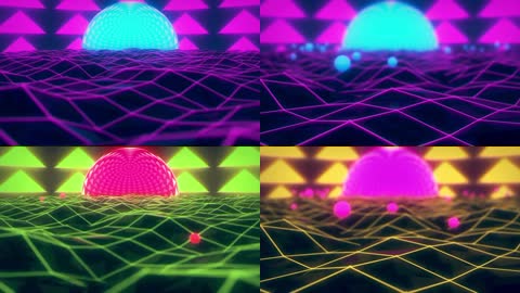 球形舞台背景素材