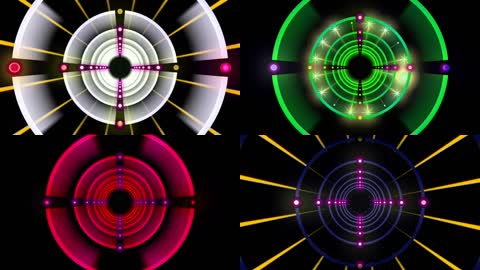 快节奏动感光效变幻舞台循环