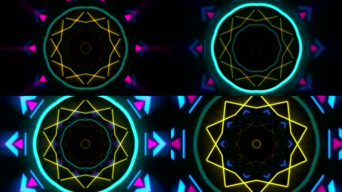 节奏光影夜店隧道穿梭