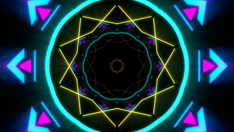 节奏光影夜店隧道穿梭