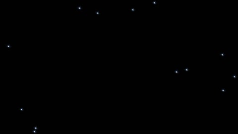 亮晶晶的星星闪烁合成