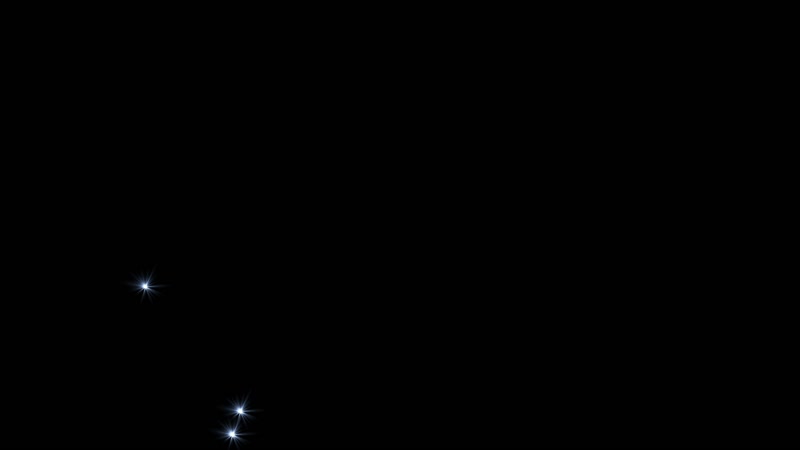 亮晶晶的星星闪烁合成