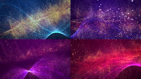 粒子光线舞台LED背景视频