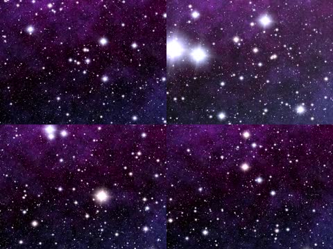 紫色星空