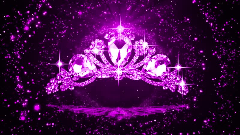 闪闪发光钻石皇冠耀眼粒子