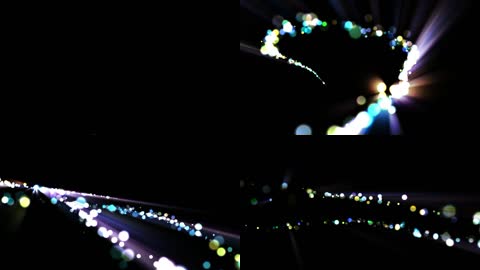 粒子光斑舞台晚会（可合成叠加）