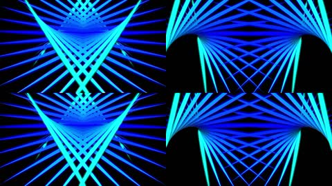 蓝色大气光线vj背景