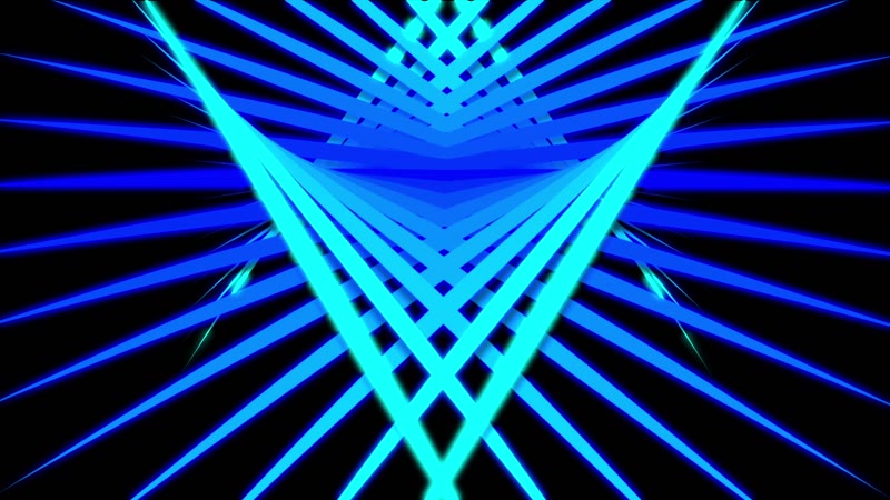 蓝色大气光线vj背景