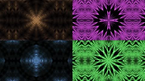 梦幻万花筒舞台背景效果