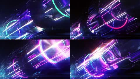 三维光线隧道vj视频