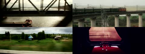 实拍火车旅行自然风光人物生活视频素材