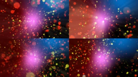 大气粒子光斑闪光背景