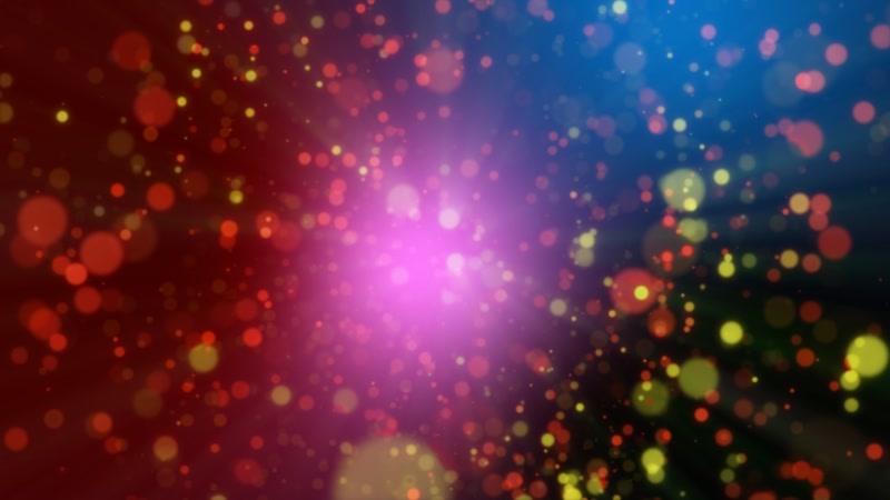 大气粒子光斑闪光背景